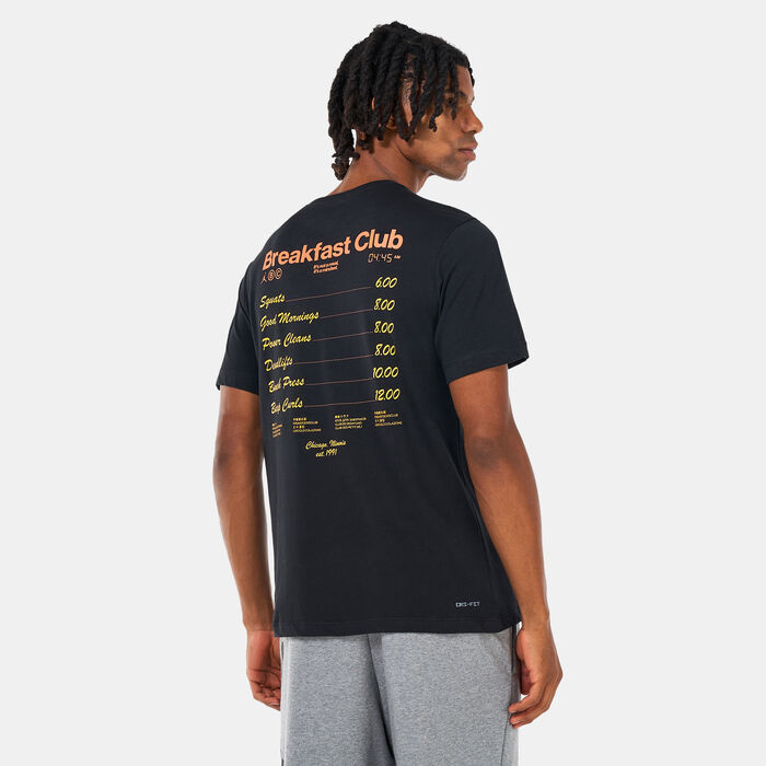 Jordan Men's Dri-FIT Sport Breakfast Club T-Shirt Black Jordan Men's Dri-FIT Sport Breakfast Club T-Shirt Black image number 1