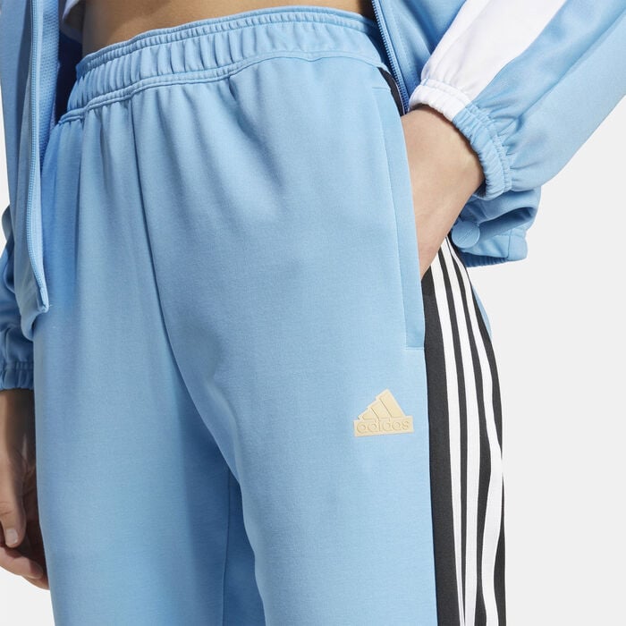 adidas Women's Tiro Cut 3-Stripes Track Pants Blue adidas Women's Tiro Cut 3-Stripes Track Pants Blue image number 3