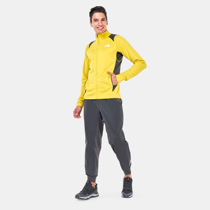 The North Face Men's Athletic Outdoor Full-Zip Midlayer Jacket yellow The North Face Men's Athletic Outdoor Full-Zip Midlayer Jacket yellow image number 2