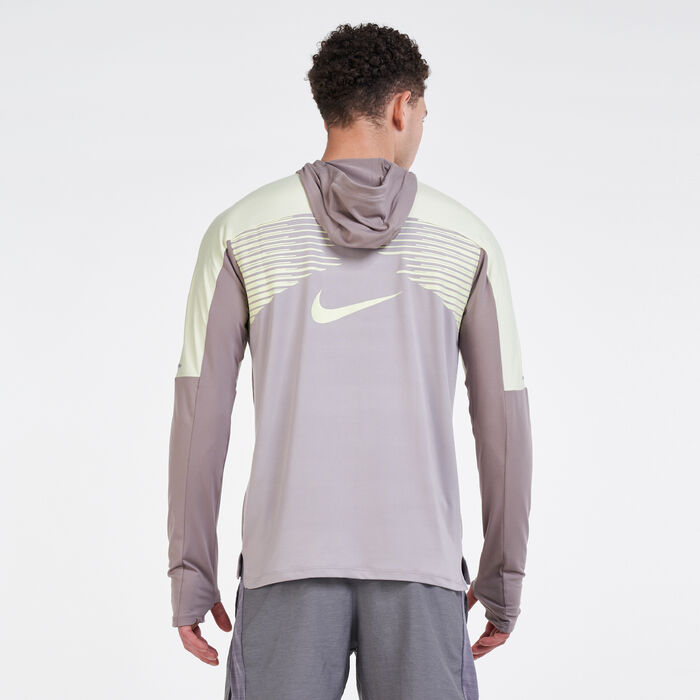 Nike Men's Dri-FIT Trail Hoodie Black Nike Men's Dri-FIT Trail Hoodie Black image number 1