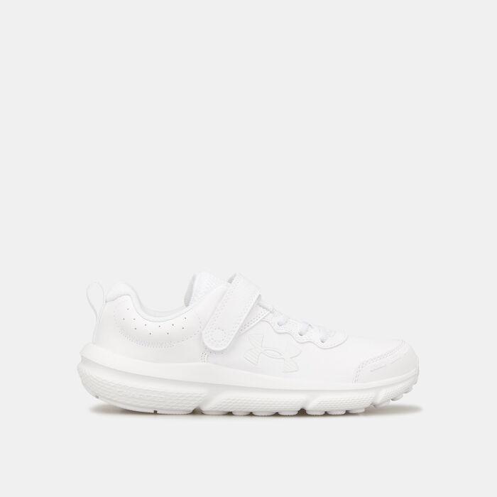 Under Armour Kids' UA Assert 10 AC Uniform Synthetic Running Shoe (Younder Kids) White Under Armour Kids' UA Assert 10 AC Uniform Synthetic Running Shoe (Younder Kids) White image number 0