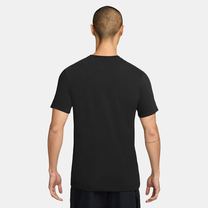 Nike Men's Court Dri-FIT Tennis T-Shirt Black Nike Men's Court Dri-FIT Tennis T-Shirt Black image number 1