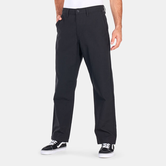 Vans Men's Authentic Chino Relaxed Tapered Pants Black image number 0