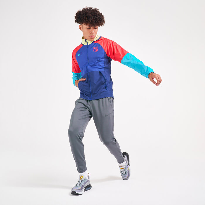 Nike Men's F.C. Barcelona Football Jacket Blue Nike Men's F.C. Barcelona Football Jacket Blue image number 2
