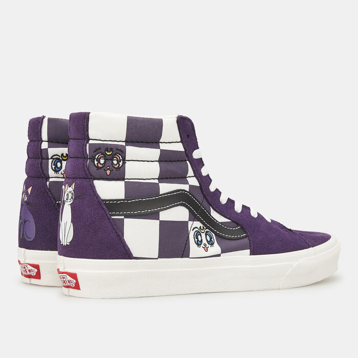 Vans Pretty Guardian Sailor Moon Sk8-Hi Unisex Shoe Purple image number 2