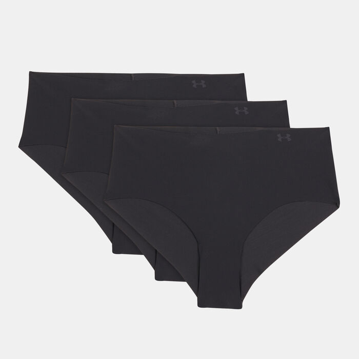 Under Armour Women's Pure Stretch Hipster Briefs (3-Pack) Black Under Armour Women's Pure Stretch Hipster Briefs (3-Pack) Black image number 0