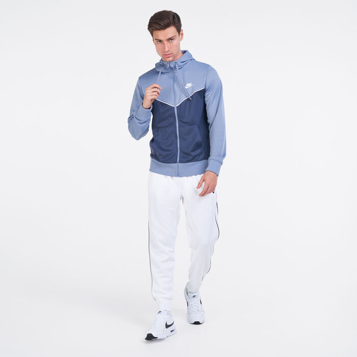 Nike Men's Sportswear Full-Zip Hoodie Blue image number 2