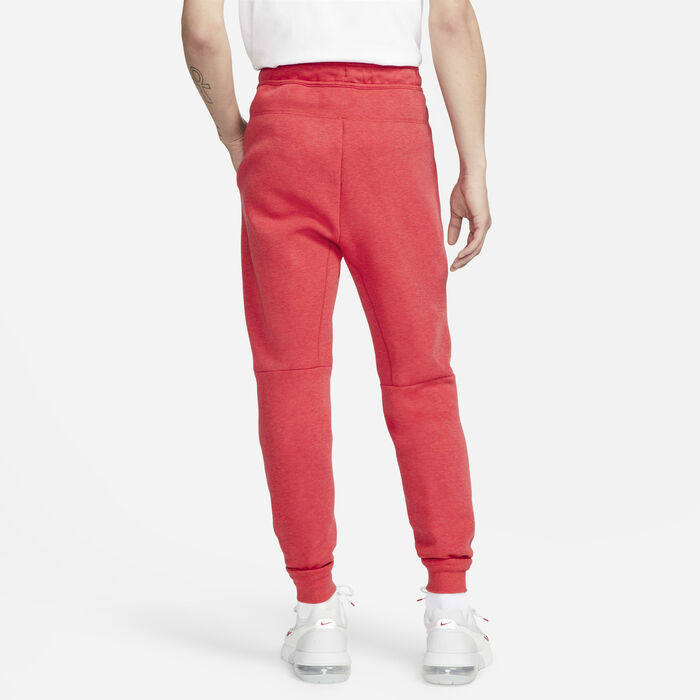 Nike Men's Sportswear Tech Fleece Joggers Red image number 1