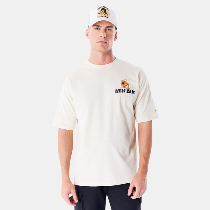 New Era Men's Los Angeles City Graphic T-Shirt Beige New Era Men's Los Angeles City Graphic T-Shirt Beige image number 0