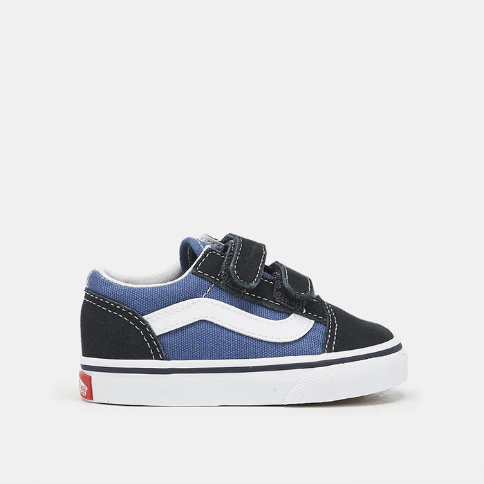Vans Kids' Old Skool Unisex Velcro Shoes (Baby & Toddler) Blue Vans Kids' Old Skool Unisex Velcro Shoes (Baby & Toddler) Blue image number 0