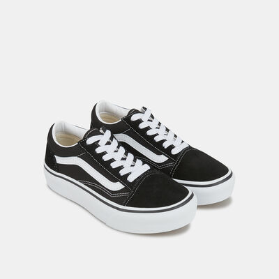 Vans Kids' Old Skool Platform Shoe Black