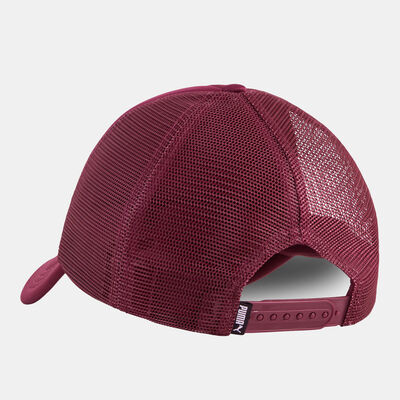 PUMA Kids' Essentials Logo Trucker Cap Red