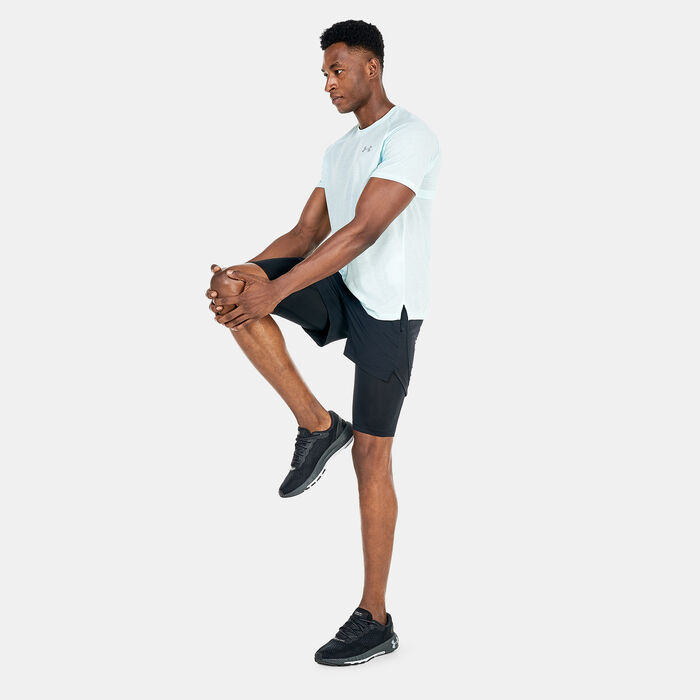 Under Armour Men's Streaker Run T-Shirt Blue Under Armour Men's Streaker Run T-Shirt Blue image number 2