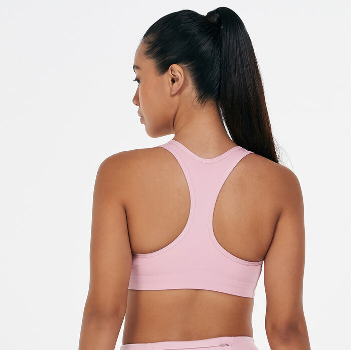 Nike Women's 1-Piece Pad Sports Bra Pink Nike Women's 1-Piece Pad Sports Bra Pink image number 1