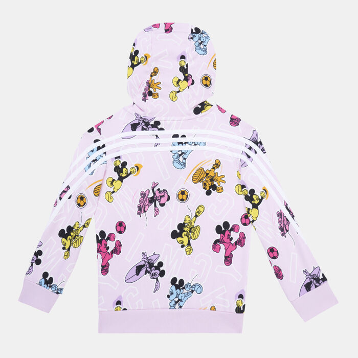 adidas Kids' Mickey Mouse Hoodie Pink adidas Kids' Mickey Mouse Hoodie Pink image number 1