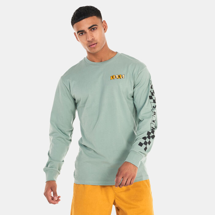 Vans Men's Banner Logo T-Shirt Green image number 0