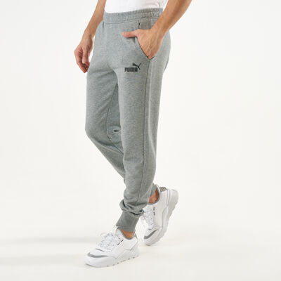 PUMA Men's Essential Logo Sweatpants Grey