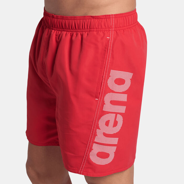 Arena Men's Fundamentals Logo Swimming Shorts Red Arena Men's Fundamentals Logo Swimming Shorts Red image number 4