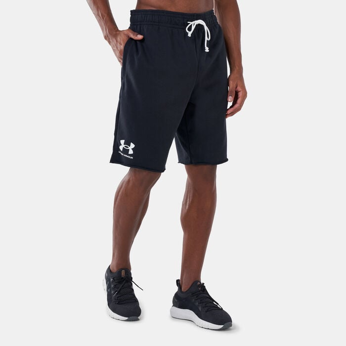 Under Armour Men's Rival Terry Shorts Black Under Armour Men's Rival Terry Shorts Black image number 0