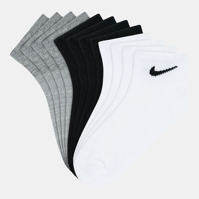 Nike Kids' Ankle Socks - 6 Pack (Younger Kids) Grey