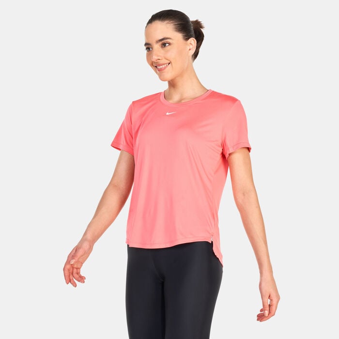 Nike Women's Dri-FIT On Training Top Peach Nike Women's Dri-FIT On Training Top Peach image number 0