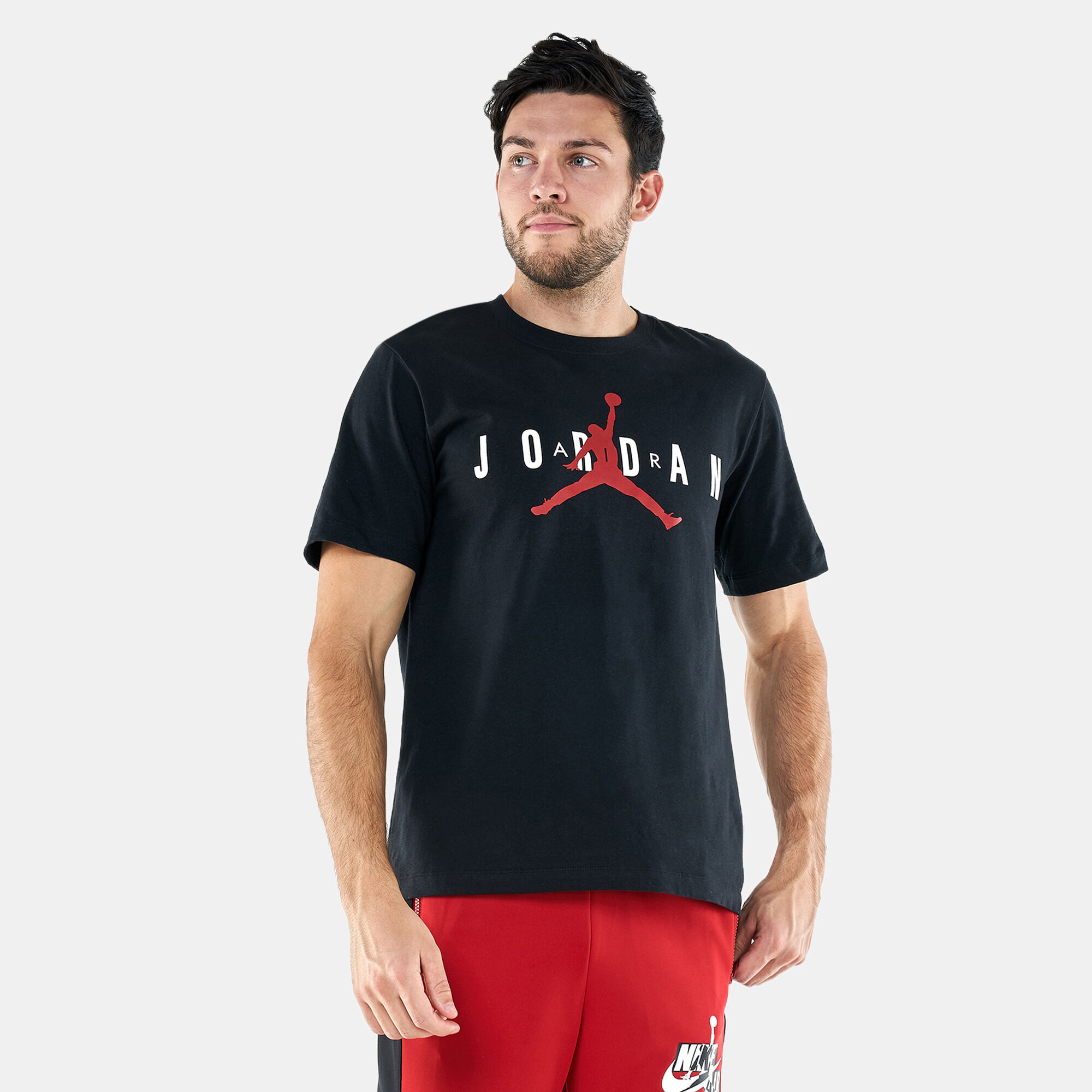 Men s Air Wordmark T Shirt Black Jordan in Qatar SSS