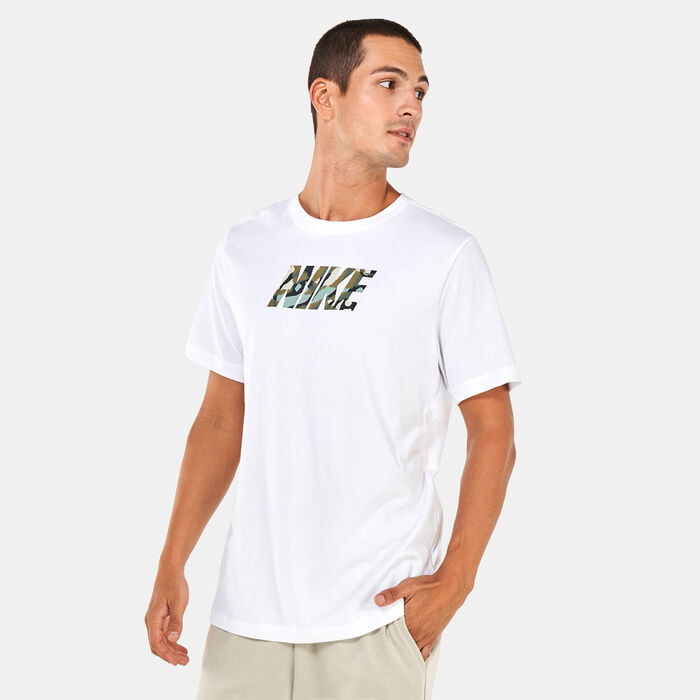 Nike Men's Dri-FIT Sport Clash Training T-Shirt White image number 0