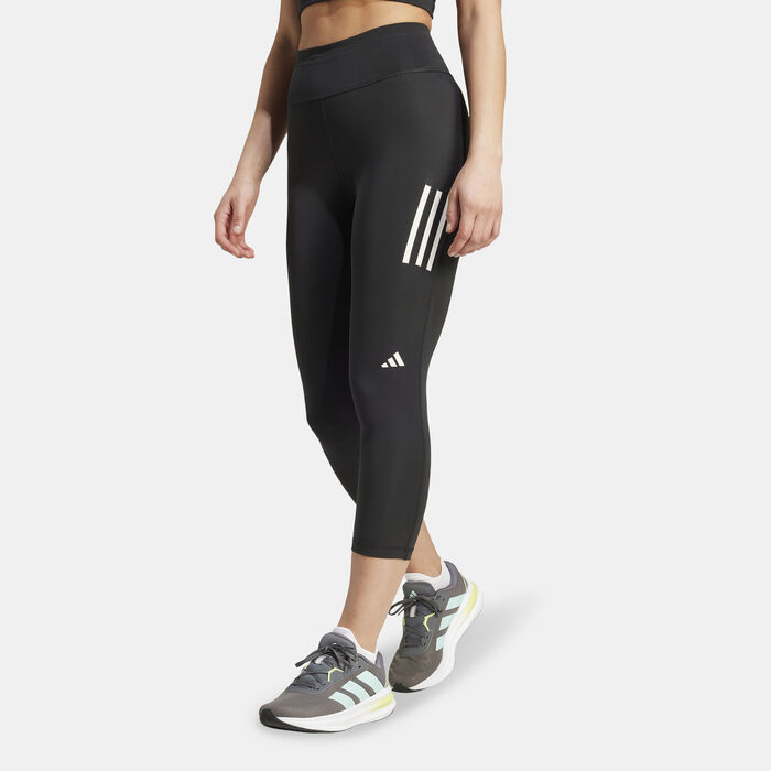 adidas Women's Own The Run 3/4 Leggings Black adidas Women's Own The Run 3/4 Leggings Black image number 0