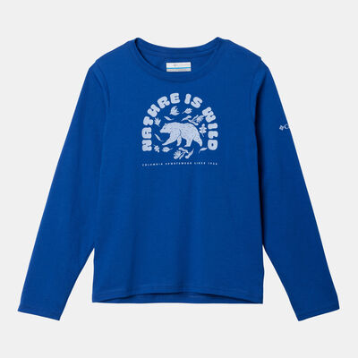 Columbia Kids' Dobson Pass Graphic T-Shirt Blue Columbia Kids' Dobson Pass Graphic T-Shirt Blue