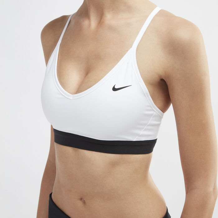 Nike Women's Indy Sports Bra White image number 3