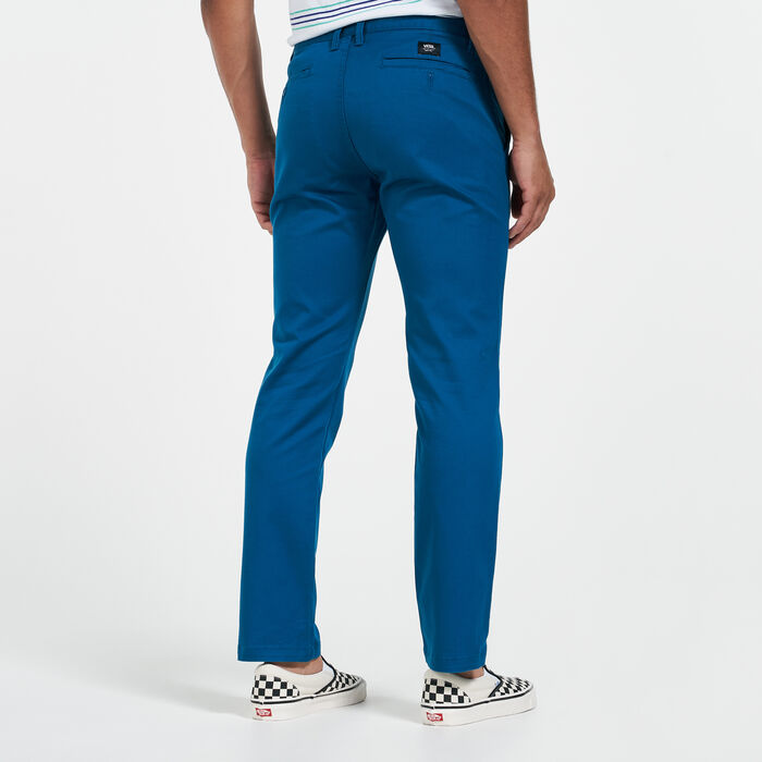 Vans Men's Authentic Chino Stretch Pants Blue Vans Men's Authentic Chino Stretch Pants Blue image number 1