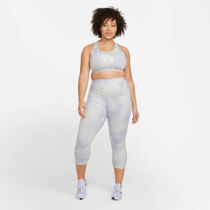 Nike Women's Swoosh Icon Clash Sports Bra Purple Nike Women's Swoosh Icon Clash Sports Bra Purple image number 2