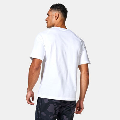 adidas Originals Men's Camo Tongue T-Shirt White