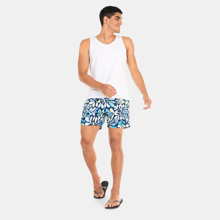 Speedo Men's Printed Leisure 16 Swimming Shorts Blue Speedo Men's Printed Leisure 16 Swimming Shorts Blue image number 2