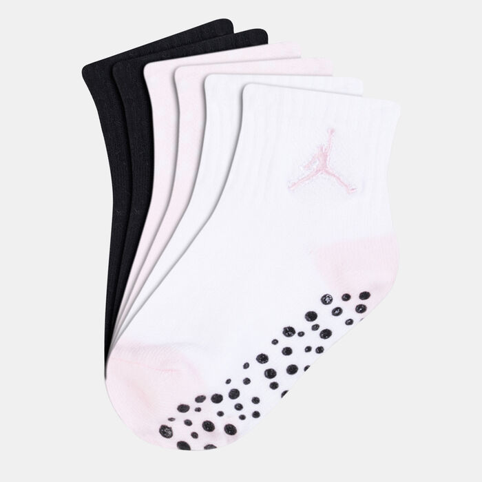 Jordan Kids' Cement Grip Quarter Grippy Socks - 3 Pack (Baby and Toddler) Multi Jordan Kids' Cement Grip Quarter Grippy Socks - 3 Pack (Baby and Toddler) Multi image number 0
