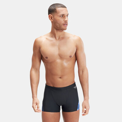Speedo Men's Allover V-Cut Short Swimming Jammers Black