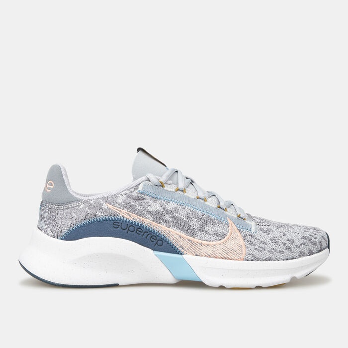 Nike Men's SuperRep Go 3 Next Nature Flyknit Training Shoes Grey Nike Men's SuperRep Go 3 Next Nature Flyknit Training Shoes Grey image number 0