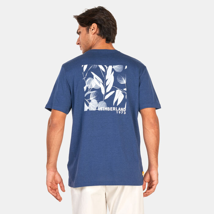 Timberland Men's Refibra™ Technology T-Shirt Blue Timberland Men's Refibra™ Technology T-Shirt Blue image number 1