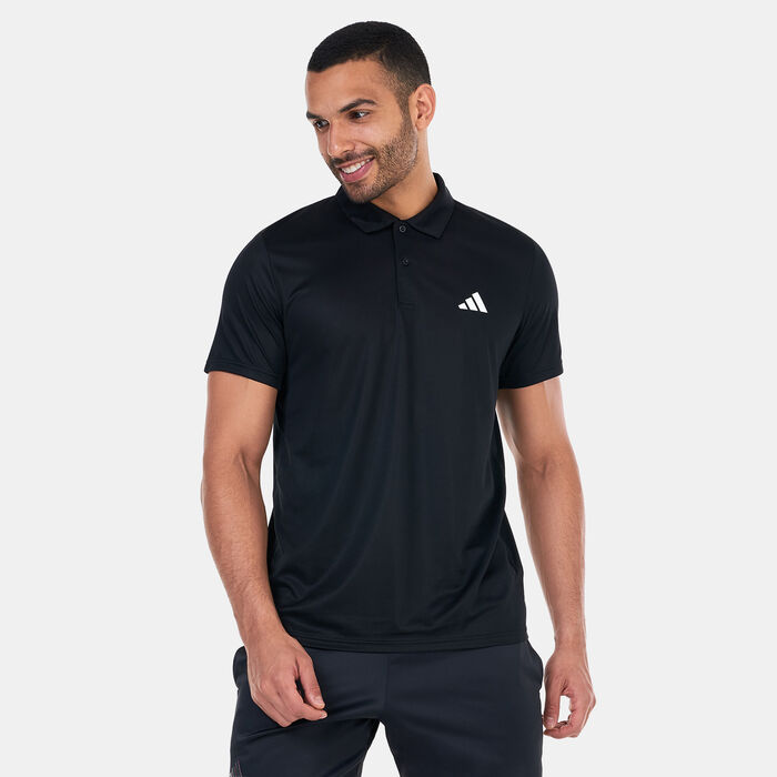 adidas Men's Train Essentials Training Polo Shirt Black adidas Men's Train Essentials Training Polo Shirt Black image number 0