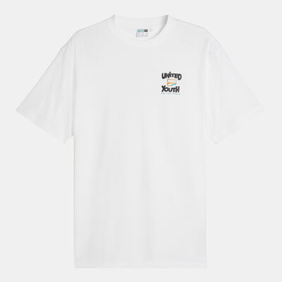 PUMA Men's DOWNTOWN Graphic T-Shirt White PUMA Men's DOWNTOWN Graphic T-Shirt White