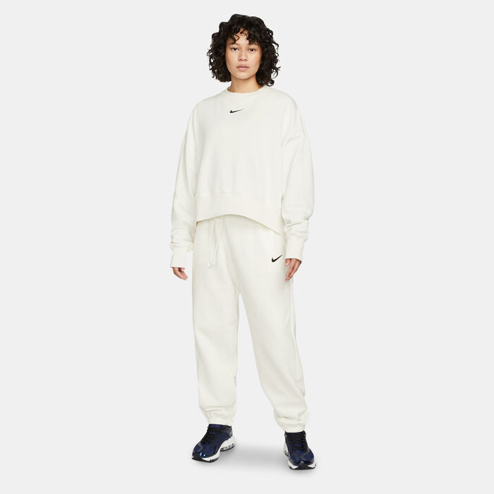 Nike Women's Sportswear Phoenix Fleece Sweatshirt White image number 2