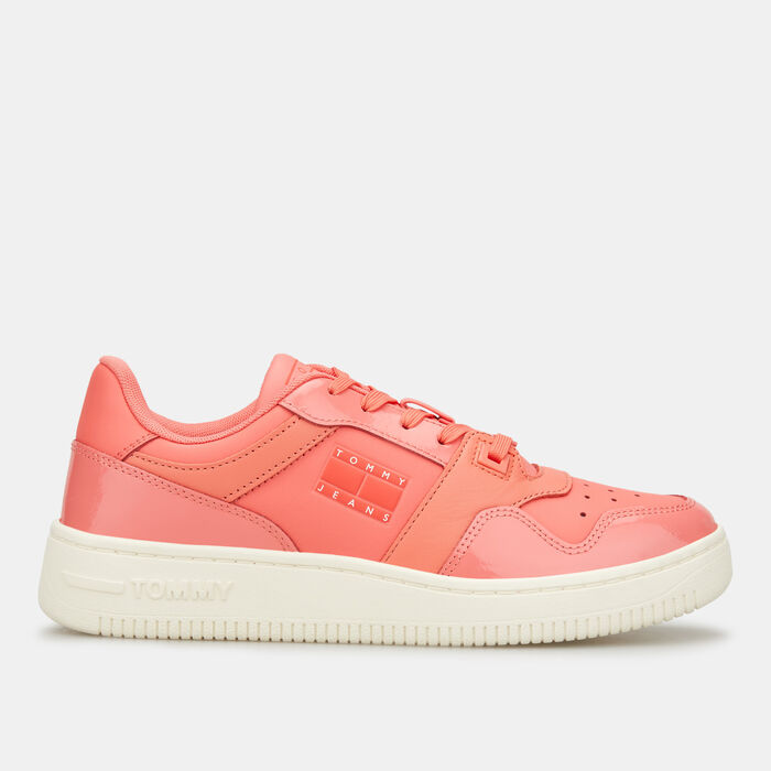 Tommy Hilfiger Women's Retro Basketball Glossy Shoe Pink Tommy Hilfiger Women's Retro Basketball Glossy Shoe Pink image number 0