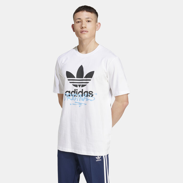 adidas Originals Men's Training Supply Street 1 T-Shirt White image number 0