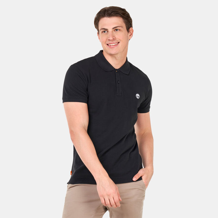 Timberland Men's Millers River Pique Polo Shirt Black image number 0