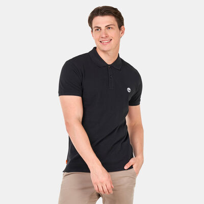 Timberland Men's Millers River Pique Polo Shirt Black Timberland Men's Millers River Pique Polo Shirt Black