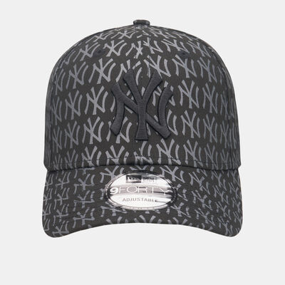 New Era Men's MLB New York Yankees Team Monogram 9FORTY Cap Black