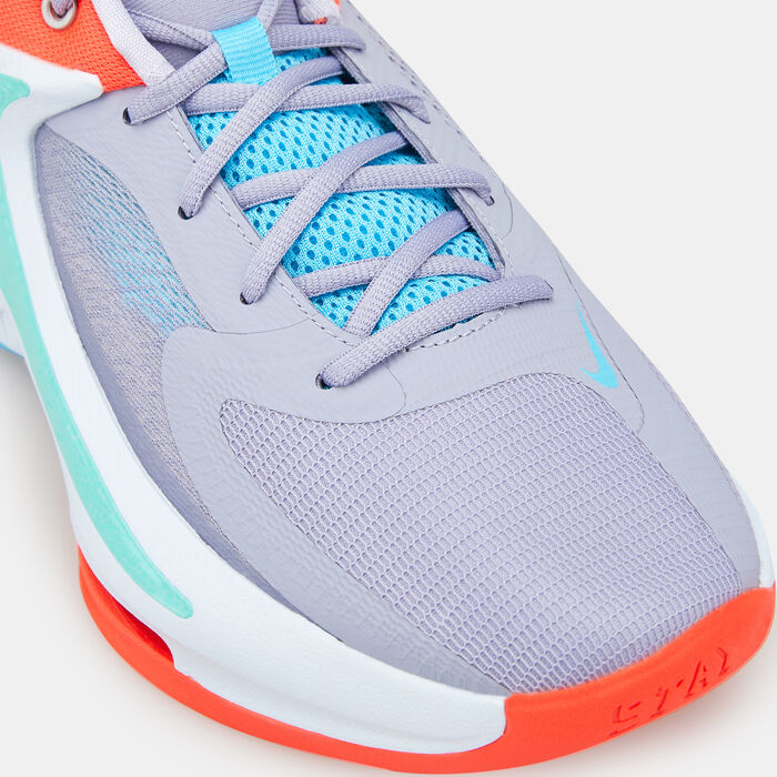 Nike Men's Zoom Freak 4 Basketball Shoe Grey Nike Men's Zoom Freak 4 Basketball Shoe Grey image number 4