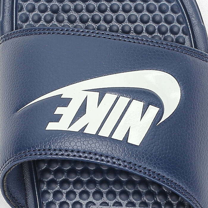 Nike Men's Benassi JDI Slides Blue image number 4