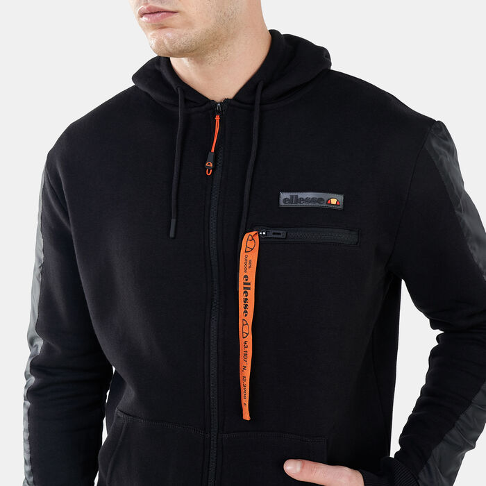 ellesse Men's Mucchio Full-Zip Hoodie Black ellesse Men's Mucchio Full-Zip Hoodie Black image number 3