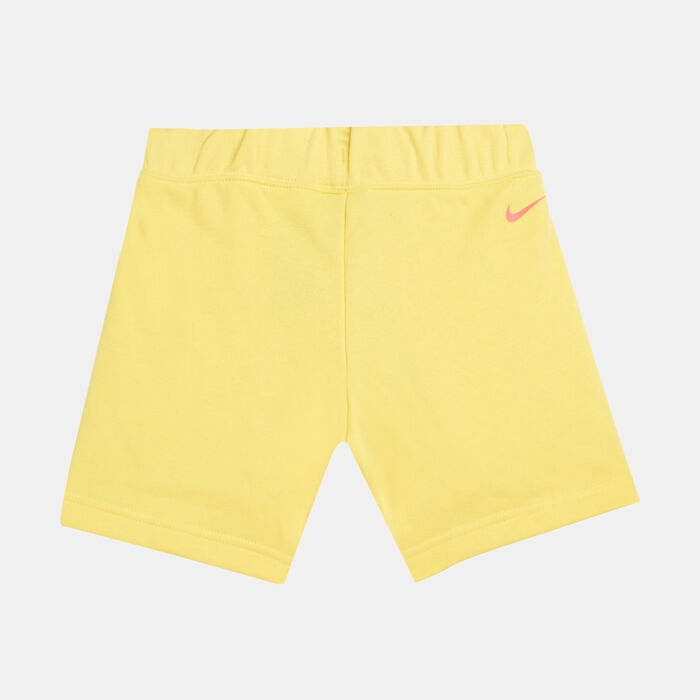 Nike Kids' Sportswear French Terry Shorts yellow Nike Kids' Sportswear French Terry Shorts yellow image number 1